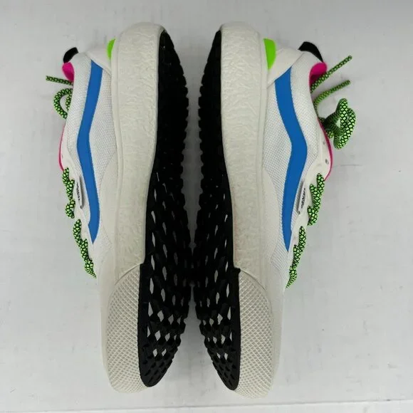 Vans Unisex 721356 Exo Neon White Blue Ultra Range Size M4.5 W6 Running Shoes - Picture 7 of 9